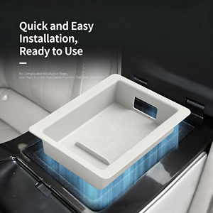 Almohadilla de Silicona para Reposabrazos Trasero, Ajuste Personalizado 3D para BYD Han L, Alfombrilla para Reposabrazos del Asiento Trasero, Accesorios Interiores - Product Image 4