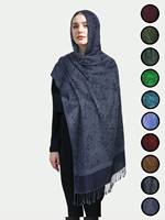 Hijab classique à imprimé paisley pour un usage quotidien pour femmes