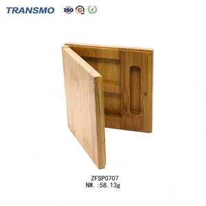 Boîte à fards à paupières de luxe écologique, palette de fards à paupières, emballage, miroir, boîte à fards à paupières en bambou - Product Image 5