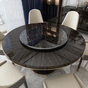 شنغهاي Muchun الأثاث الحديث خشب الأبنوس الرخام جولة الدورية الفاخرة - Product Image 5