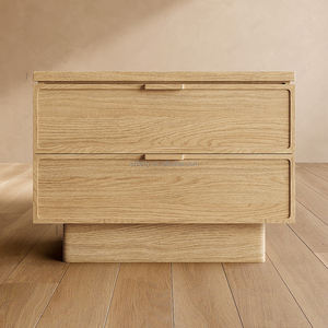 Роскошная кровать размера «<span class=keywords><strong>King</strong></span>-Size» FERLY с тумбочкой, современная деревянная мебель для спальни - Product Image 5