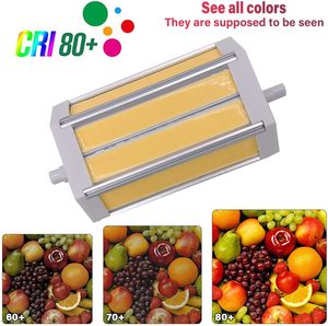 Sky nhà máy siêu sáng <span class=keywords><strong>COB</strong></span> <span class=keywords><strong>LED</strong></span> R7S 30W 118mm Dimmable 120V/230V AC85-265V Ra>80 khu dân cư Ngô Ánh sáng thay thế 150W Halogen - Product Image 4