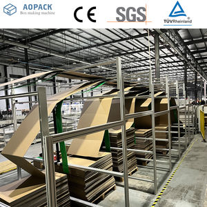 เครื่องผลิตกล่องพับลอนแบบพัดลมชนิด Aopack <span class=keywords><strong>Z</strong></span> พร้อมระบบประมวลผลคำสั่งซื้อ - Product Image 3