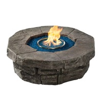 Foyer thermique d'extérieur de 42 pouces, 50000 BTU, cheminée à gaz pour jardin, Table basse