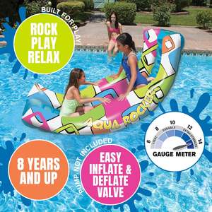 Flotador Inflable para Piscina de PVC Aqua Rocker - Product Image 4