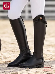 <span class=keywords><strong>Stivali</strong></span> Equestri OEM per Donne, Uomini e Bambini, <span class=keywords><strong>Stivali</strong></span> Windsor Knight Lunghi per Danza e Ostacoli - Product Image 2