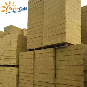 Basalt Rock Mineral Wool 100kg/m3 Stone Wool 50mm Insulation Rock Wool Board