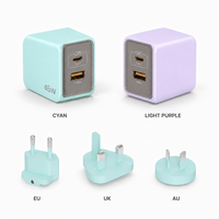 Chargeur Type-C pour ordinateur portable 45W Adaptateur d'alimentation USB-C Charge rapide PD pour Apple iPhone Smartphone Console de jeu
