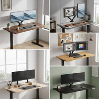 Moderner Ergonomischer Elektrischer Stehschreibtisch mit Automatischer Höhenverstellung Edelstahlrahmen
