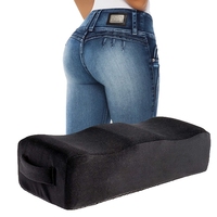 Coussin fessier en mousse à mémoire de forme en U, écologique, anti-tiraillement, pour chirurgie BBL, lifting des fesses, récupération post-hémorroïdes, amovible