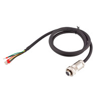 Connecteur de fiche de servo-valve proportionnel à 7 broches fiche métallique d'aviation circulaire