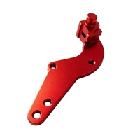 Anodized Aluminum New Rear Mount Bracket Motorcycle Electrical System CNC Machined Hardware Support Fitting Spare Part China