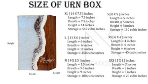 Mejores Ofertas: Urna Funeraria con Superficie Pulida de Madera y Resina Epoxi, Estilo Moderno, Urna Funeraria en Venta - Product Image 5