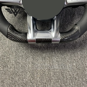 Volante de fibra de carbono de cuero deportivo para Mercedes Benz <span class=keywords><strong>AMG</strong></span> <span class=keywords><strong>GT</strong></span> 63 s W205 W166 W177 W204 W217 W222 C63 E63 S63 G63 CLS - Product Image 5