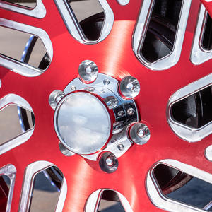 Jantes en aluminium forgé à lèvre profonde, polies miroir, 20-26 pouces, 6x139.7/8x180, alésage central de 124.9 mm, jantes de camion pour GMC Sierra - Product Image 2