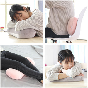 Coussin lombaire en mousse à mémoire de forme cochon mignon rose, support dorsal de dessin animé pour chaise de bureau, coussins de confort pour siège - Product Image 4