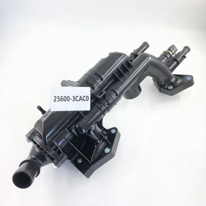 ऑटो कूलिंग सिस्टम पार्ट्स कार इंजन शीतलक थर्मोस्टेट हाउसिंग असेंबली 25600-3ccac0 - Product Image 4