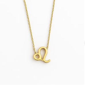 <span class=keywords><strong>Pendentif</strong></span> <span class=keywords><strong>signe</strong></span> <span class=keywords><strong>lion</strong></span> plaqué or 18 carats <span class=keywords><strong>signe</strong></span> <span class=keywords><strong>lion</strong></span> du zodiaque plaqué or 18 carats bijoux pour femmes collier à breloques pour l'astrologie - Product Image 1