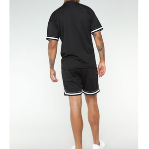 Venta al por mayor, personalizado, novedad de verano, conjunto de camiseta para hombre con estampado liso, 100% algodón, oversize, de secado rápido, estilo urbano, cuello redondo, Orha - Product Image 4
