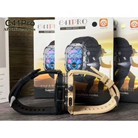 Reloj Inteligente C41 Pro para Hombre, Navegación GPS, Acero Inoxidable, Resistente al Agua IP68, Pantalla de 44-49 mm, Monitoreo Deportivo, Seguimiento de Actividad, Reproductor de Música