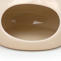 Nouveau Repaire Rafraîchissant en Céramique Fait Main pour Hamster, Lit Adorable pour Petits Animaux, Nid en Céramique Émaillée, Habitat d'Été pour Cage