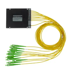 Módulo WDM 1270-1610nm, multiplexor de División de Longitud de onda, 2, 4, 8, 16, 18 canales, tipo ABS, CWDM, DWDM, Mux