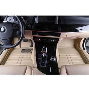 Juego de Alfombrillas de Cuero Premium BORNSELLER - Ajuste Universal para la Mayoría de los Autos, Lujosas, Impermeables, Fáciles de Limpiar, Garantía de 2 Años, 7mm de Grosor, <span class=keywords><strong>3</strong></span>-5 - Product Image 2