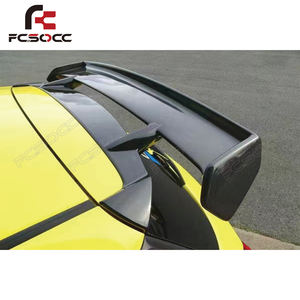 Pour <span class=keywords><strong>Suzuki</strong></span> <span class=keywords><strong>Swift</strong></span> ZC33S 2018-2024 aile de toit en Fiber de carbone aileron arrière grande aile de queue pièces de voiture haute Performance pare-chocs - Product Image 4