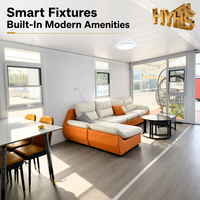 Casa Contenedor de Acero Móvil de Lujo Moderna, Expandible de 2-4 Dormitorios, 40FT 20FT, Impermeable, Resistente al Viento, Apartamento Portátil
