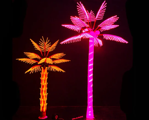 Trang trí ngoài trời LED nhân tạo cây dừa với ánh sáng ngoài trời thắp sáng cây cọ vườn cảnh quan đèn - Product Image 1