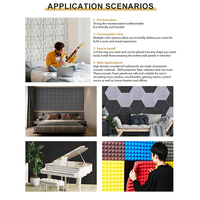 Panneau acoustique en fibre PET 100% bon panneau mural pour hôtel pour bureau panneau acoustique d'absorption acoustique