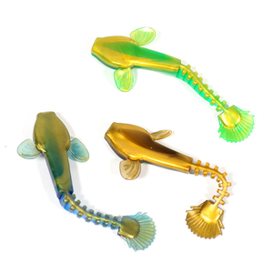 Leurre souple bionique agressif en PVC pour <span class=keywords><strong>la</strong></span> pêche explosive, idéal pour le bar noir en <span class=keywords><strong>rivière</strong></span> et en lac, <span class=keywords><strong>sans</strong></span> hameçons - Product Image 3