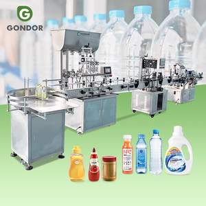 Línea de Máquinas Automáticas para Llenado y Enlatado de 6 Cabezas para Repelente de Mosquitos, Detergente Químico, Jugo de Naranja, Líquido y Aceite - Product Image 1