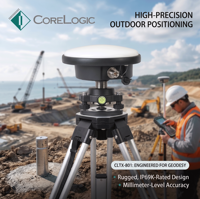 Receptor GNSS RTK de Alta Precisión CoreLogic, 1408 Canales, Equipo de Topografía GPS con Corrección de Inclinación IMU para Medición de Terrenos