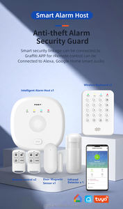 PGST портативная беспроводная система безопасности 2 г/4 г умная домашняя система безопасности Противоугонная сигнализация Легкая установка Tuya для внутренней домашней автоматизации - Product Image 5