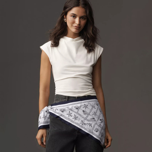 Sciarpe in Seta e Poliestere Satinato con Motivi Floreali e Paisley, Bandane alla Moda <span class=keywords><strong>per</strong></span> <span class=keywords><strong>Capelli</strong></span> e Collo - Product Image 3