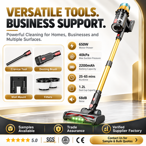 Aspirateur à main sans fil, alimentation directe usine, aspiration 40 kPa, autonomie 65 min, phare LED, chargement mural, léger - Product Image 3