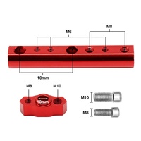 Telefon için 120mm alüminyum alaşım uzatma çubuğu çok fonksiyonlu LED ışık braketi geliştirilmiş motosiklet vücut sistemleri aksesuarları