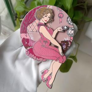 Manufaktur lencana logam kustom Pin logam tanpa Minimum pada Pin Enamel kustom dengan pencetakan layar sutra - Product Image 3