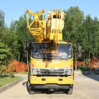 Grue mobile hydraulique télescopique de 16 tonnes avec pompe HYDAC et moteur Changchai, hauteur de levage de 35 m