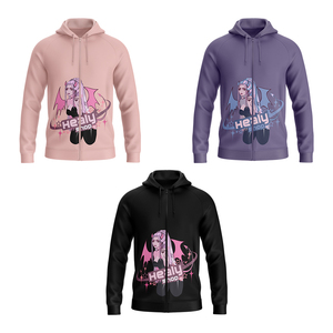 Nouveau Logo personnalisé français Terry bidimensionnel diable <span class=keywords><strong>Anime</strong></span> hommes pleine fermeture éclair sweats à capuche ange sérigraphie grande taille unisexe sweat - Product Image 6