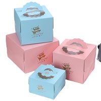 Bán Hot Nhiều Kích Thước Cấp Thực Phẩm Nhựa Cửa Sổ Hộp Giấy Cho Bánh Bao Bì