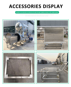 Casual Foods Nuevo Autoclave <span class=keywords><strong>Esterilizador</strong></span> de <span class=keywords><strong>vapor</strong></span> horizontal Bomba automática PLC Motor de retorta de <span class=keywords><strong>microondas</strong></span> <span class=keywords><strong>para</strong></span> restaurantes enlatados - Product Image 3