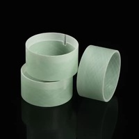 Tubo Laminado de Tela de Vidrio Epoxi FR4 G10 CNC Personalizado, Aislamiento Eléctrico Pultruido, Transformador Cuadrado, Retardante de Llama UL94 V-0