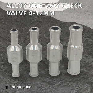 Válvula de Retención Unidireccional Universal de Aluminio para Gasolina/Diésel, Control Manual, Baja Presión, Aplicación General, OEM - Product Image 2