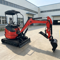 Mini-excavatrice sur chenilles de 1,8 tonne homologuée CE avec moteur et pompe – Couple élevé, prix usine, à vendre