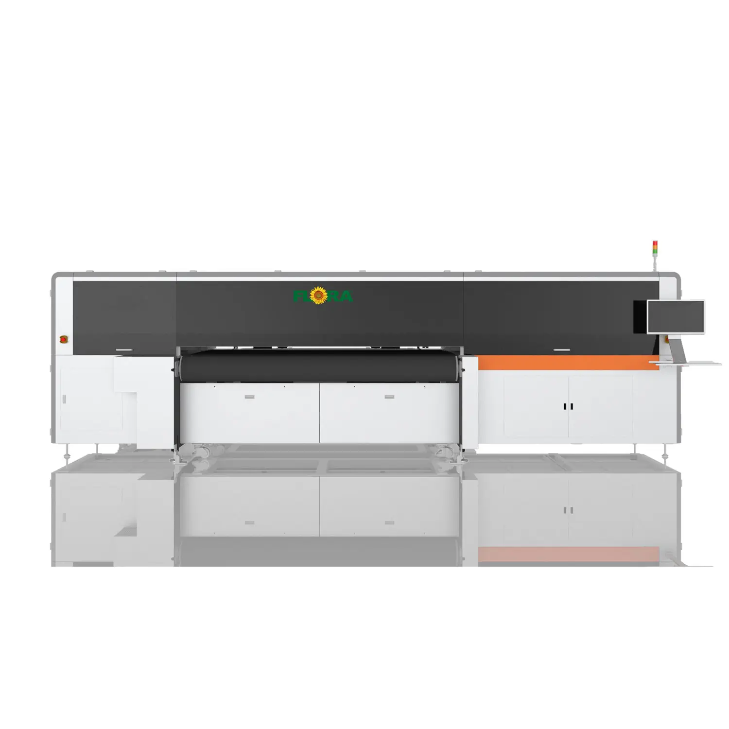 Flora CMYK oluklu paket baskı 2.5m A2 A3 A4 Epson 3200 mürekkep püskürtmeli düz platform UV yazıcı düz yatak için geniş Format yazıcı akrilik
