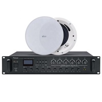 Thinuna GS Commercial Passif Portable Haut-Parleur Bidirectionnel Composant de Sonorisation Public-Address Boîte Audio Système Sonore Haut-Parleur de Plafond Coaxial