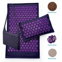 Ensemble de tapis et d'oreiller d'acupression ZJFIT, écologique et durable, 72x45cm, rembourrage en coton ABS, tapis de massage d'acupuncture, tapis de yoga, couleur personnalisable