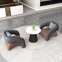 Ensemble de salon modulaire de qualité commerciale, table, revêtement en cuir synthétique ignifuge, panneaux insonorisés pour hall d'hôtel, chambre à coucher